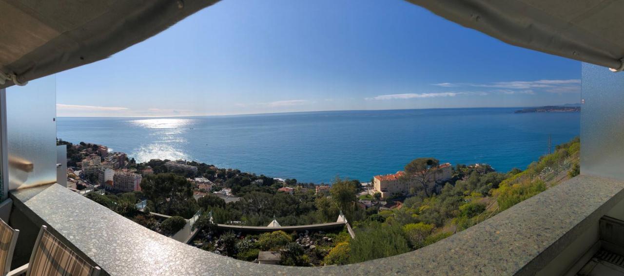 Viangella - Dramatic Sea View! Top Floor 2Km To Monaco Cap-d'Ail Exteriör bild