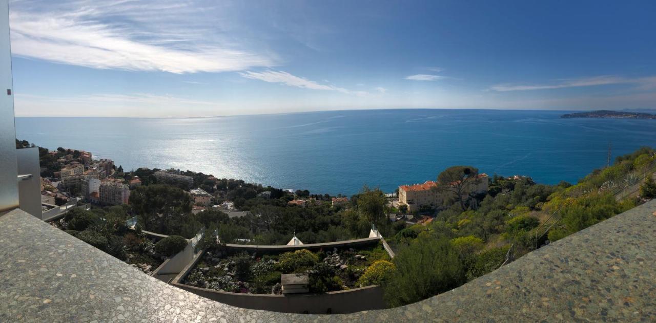Viangella - Dramatic Sea View! Top Floor 2Km To Monaco Cap-d'Ail Exteriör bild